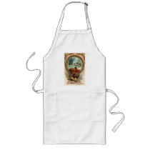 Vintage Thanksgiving Turkey Long Apron
