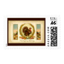 Vintage Thanksgiving Turkey Medium Postage postage by Vintage_Gifts Vintage Thanksgiving Turkey Medium Postage postage