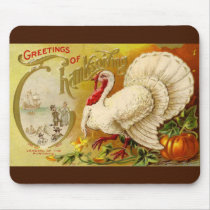 Vintage Thanksgiving Turkey Mousepad