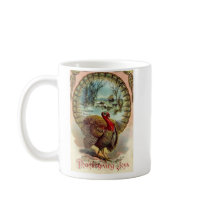 Vintage Thanksgiving Turkey Mug by Vintage_Gifts Vintage Thanksgiving Turkey Mug