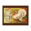 Vintage Thanksgiving Turkey Postcard by Vintage_Gifts Vintage Thanksgiving Turkey Postcard