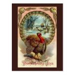 Vintage Thanksgiving Turkey Postcard
