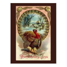 Vintage Thanksgiving Turkey Postcard