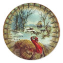 Vintage Thanksgiving Turkey Small Sticker