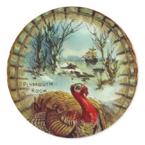 Vintage Thanksgiving Turkey Small Sticker