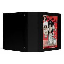 Vintage The Great Original Ben Ali 3 Ring Binders