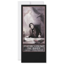 Vintage The Raven Theatrical Personalized Announcements