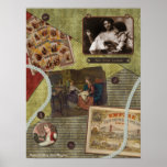 Vintage "The Sewing Lesson" Scrapbook Print