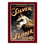 Vintage The Silver Slipper, Theatrical Poster Card