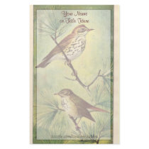 Vintage Thrushes Stationery