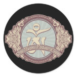 Vintage Tibetan OM Logo stickers