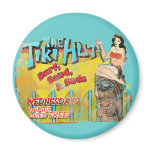 Vintage Tiki Hut Funny magnets