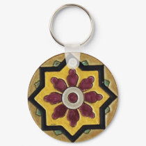 Vintage Tile keychains