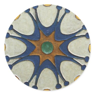 Vintage Tile Stickers by JuJuGardens