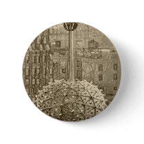 VINTAGE TIME SQUARE PINBACK BUTTON