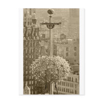 VINTAGE TIME SQUARE POSTCARD