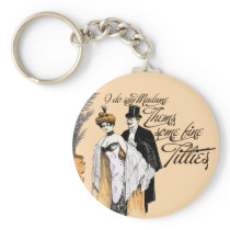 Vintage Titties Key Chain