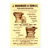 Vintage Toilet Ad Poster