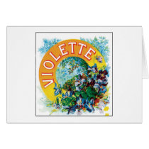 Vintage Toilet Water Perfume Label Art Cards