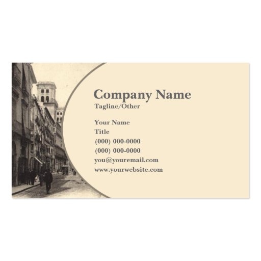 Vintage Town Business Cards