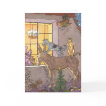 Vintage Town Musicians of Bremen by Hauman Card
