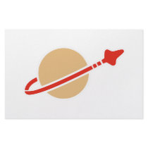 Vintage Toy Brick Space Astronaut Symbol Stationery Paper