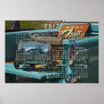 Vintage Toys Calendar Poster