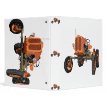 Vintage Tractor 3 Ring Binder