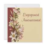 Vintage Traditional Engagement Announcement