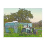 Vintage Trailer and Matching Tractor, Dale, TX Post Card