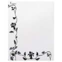 Vintage Trailing Vines Personalized Letterhead by farmer77 Vintage Trailing Vines Personalized Letterhead