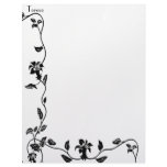 Vintage Trailing Vines Personalized Letterhead