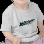 Vintage Train - Dark Green t-shirts