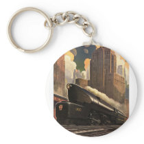 Vintage Train keychains by YesterdayCafe Vintage Train keychains