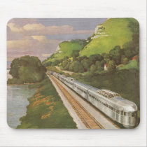 Vintage Train mousepads by YesterdayCafe Vintage Train mousepads