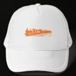Vintage Train - Orange hats