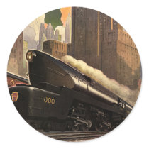 Vintage Train stickers