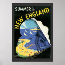 Vintage Train Travel Print