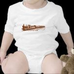 Vintage Train - Walnut t-shirts