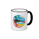 Vintage Travel Batavia Hotel Label Art Mug