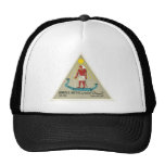 Vintage Travel Cairo Egypt Hotel Label Art Hats