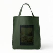 Vintage Travel - Glacier National Park Canvas Bag