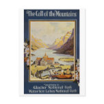 Vintage Travel - Glacier National Park Postcards