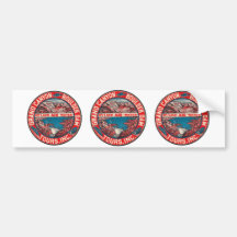 Vintage Travel - Grand Canyon / Boulder Dam Bumper Stickers