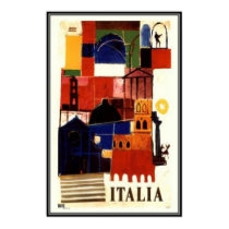 Vintage travel Italy - Posters
