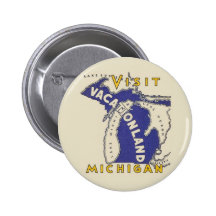 Vintage Travel - Michigan Vacationland Pins