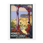 Vintage Travel - Monaco Monte-Carlo Postcard