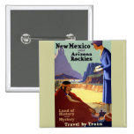 Vintage Travel -  New Mexico and Arizona Rockies Pins