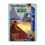 Vintage Travel -  New Mexico and Arizona Rockies Post Card