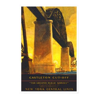 Vintage travel,New York Central Lines Posters